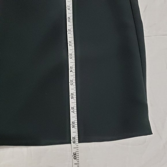 Whowhatwear Black Wrap Culottes Size 4 - Picture 7 of 10